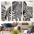Brilliant Zebra Photography Art Canvas Print Black and White by MyGreatCanvas | Canvas Wall Art Prints | Photo Prints & Wall Decor
