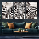 Brilliant Zebra Photography Art Canvas Print Black and White by MyGreatCanvas | Canvas Wall Art Prints | Photo Prints & Wall Decor