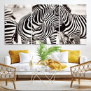 Brilliant Zebra Photography Art Canvas Print Black and White by MyGreatCanvas | Canvas Wall Art Prints | Photo Prints & Wall Decor