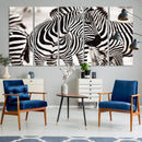 Brilliant Zebra Photography Art Canvas Print Black and White by MyGreatCanvas | Canvas Wall Art Prints | Photo Prints & Wall Decor