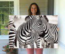 Brilliant Zebra Photography Art Canvas Print Black and White by MyGreatCanvas | Canvas Wall Art Prints | Photo Prints & Wall Decor
