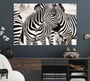 Brilliant Zebra Photography Art Canvas Print Black and White by MyGreatCanvas | Canvas Wall Art Prints | Photo Prints & Wall Decor