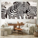 Brilliant Zebra Photography Art Canvas Print Black and White by MyGreatCanvas | Canvas Wall Art Prints | Photo Prints & Wall Decor