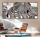 Brilliant Zebra Photography Art Canvas Print Black and White by MyGreatCanvas | Canvas Wall Art Prints | Photo Prints & Wall Decor