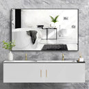 Reflections Sleek Modern Black Aluminum Framed Wall Mirror