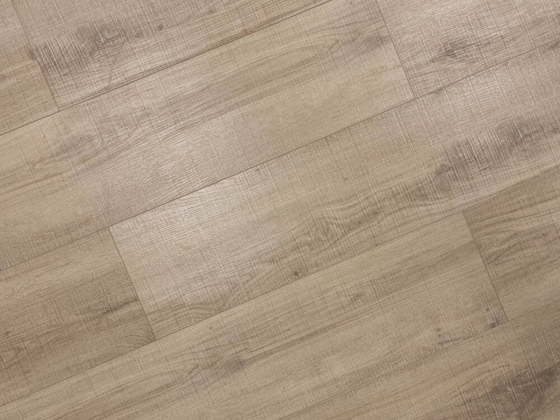 Brisa SPC Embossed 9"x60" Vinyl Flooring 7mm - Pearly Sand