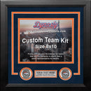 Denver Broncos Custom NFL Football 8x10 Picture Frame Kit (Multiple Colors) by Dynasty Sports & Framing
