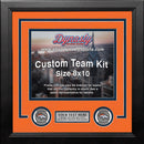 Denver Broncos Custom NFL Football 8x10 Picture Frame Kit (Multiple Colors) by Dynasty Sports & Framing