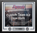 Denver Broncos Custom NFL Football 16x20 Picture Frame Kit (Multiple Colors) by Dynasty Sports & Framing