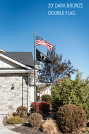 Titan Telescoping Flagpole | Made in USA | Lifetime Warranty by Flagman of America