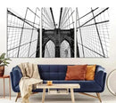 Brooklyn Bridge Wall Art Canvas Print by MyGreatCanvas | Canvas Wall Art Prints | Photo Prints & Wall Decor