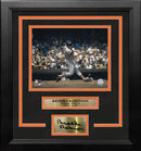 Brooks Robinson Batting Action Baltimore Orioles 8" x 10" Framed Baseball Photo with Engraved Autograph by Dynasty Sports & Framing