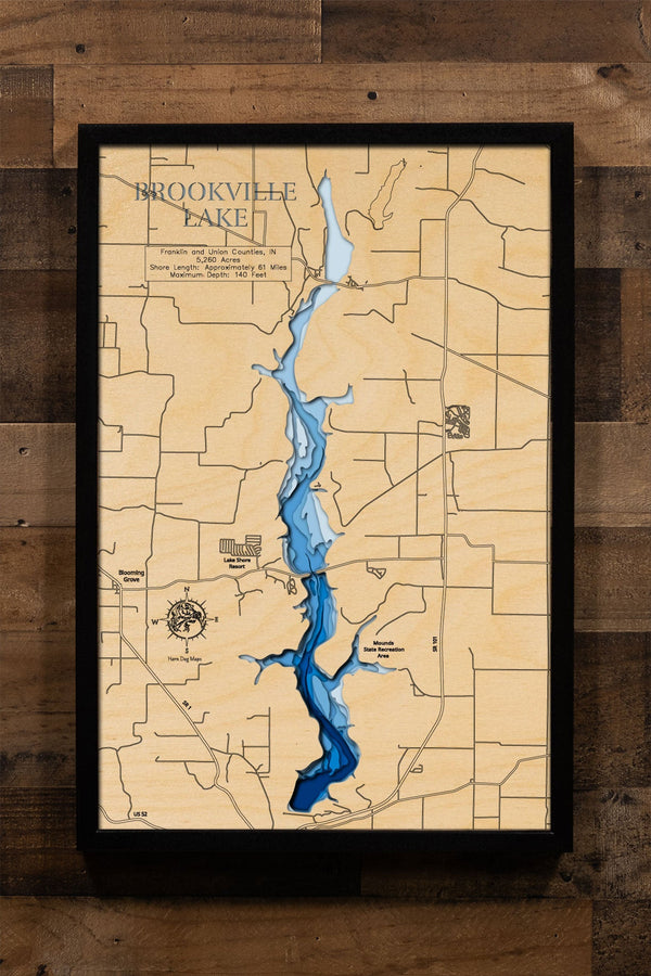 Brookville Lake in Franklin and Union Counties, Indiana