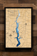 Brookville Lake in Franklin and Union Counties, Indiana by Horn Dog Maps