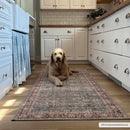 Dauis Blue Persian Style Washable Rug - Promo