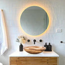 Natural Stone Vessel Sink 16 Inch Brown Onyx Polished Bathroom Basin