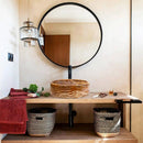 Brown Onyx Vessel Sink Polished 16x 6 Inch Natural Stone Bathroom Fixture