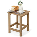 14 Inch Square Weather-Resistant Adirondack Side Table by LJGDeals