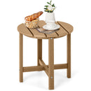 18 Inch Round Weather-Resistant Adirondack Side Table-Navy by DirectDeals
