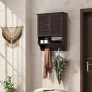 2-Doors Bathroom Wall-Mounted Medicine Cabinet with Towel Bar by LJGDeals
