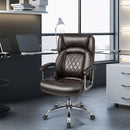 Height Adjustable Big and Tall Office Chair Computer Desk Chair with Metal Base by LJGDeals