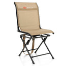 All weather Outdoor Foldable 360 Degree Swivel Chair with Iron Frame by LJGDeals