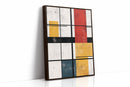 Modular Rhythm – Abstract Primary Color Grid Art