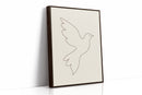 Minimalist Dove Line Art Print