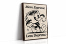 Caffeinated Cheer - Retro Coffee Art Print