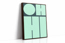Mint Harmony - Modern Geometric Wall Art