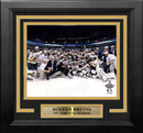 Boston Bruins 2011 Stanley Cup Champions Team Celebration 8" x 10" Framed Hockey Photo by Dynasty Sports & Framing