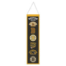 Boston Bruins 8" x 32" Wool Banner by Dynasty Sports & Framing