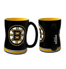 Boston Bruins Logo Relief Coffee Mug by Dynasty Sports & Framing