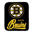 Boston Bruins 50" x 60" Signature Royal Plush Throw Blanket by Dynasty Sports & Framing