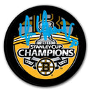 Tim Thomas Boston Bruins Autographed 2011 Stanley Cup Champions Puck
