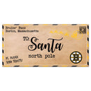 Boston Bruins 6'' x 12'' Letter to Santa Sign by Dynasty Sports & Framing