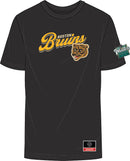 Boston Bruins Mitchell & Ness Wordmark Lockup 2023 Winter Classic T-Shirt by Dynasty Sports & Framing