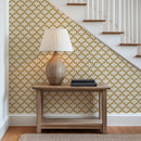Brushstroke Scallops Wallpaper - Modern Botanical Pattern in Soft Neutrals