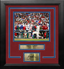 Bryce Harper NLCS Game 5 Home Run Philadelphia Phillies 8x10 Framed Photo with Engraved Autograph by Dynasty Sports & Framing