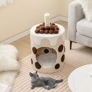 Bubble Tea Cat Tree Tower with Scratching Post by LJGDeals