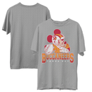 Tampa Bay Buccaneers Mickey at Quarterback Disney Vintage Football T-Shirt by Dynasty Sports & Framing