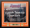 Tampa Bay Buccaneers Throwback Custom NFL Football 11x14 Picture Frame Kit (Multiple Colors) by Dynasty Sports & Framing