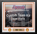 Tampa Bay Buccaneers Throwback Custom NFL Football 11x14 Picture Frame Kit (Multiple Colors) by Dynasty Sports & Framing