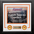 Tampa Bay Buccaneers Throwback Custom NFL Football 8x10 Picture Frame Kit (Multiple Colors) by Dynasty Sports & Framing