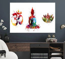 Buddha Canvas, Asian Wall Art, Yoga Medit Canvas Print by MyGreatCanvas | Canvas Wall Art Prints | Photo Prints & Wall Decor