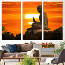 Buddha Statue at Sunset Canvas Print by MyGreatCanvas | Canvas Wall Art Prints | Photo Prints & Wall Decor