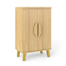 Buffet Cabinet with Double Doors and Raised Legs-Natural by LJGDeals