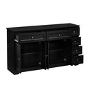 59" Buffet Sideboard with 6 Drawers and 2 Cabinets by LJGDeals
