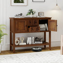 Buffet Sideboard Cabinet with 2 Doors and 2 Drawers by LJGDeals