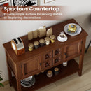 Buffet Sideboard Cabinet with 2 Doors and 2 Drawers by LJGDeals
